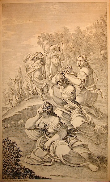 Giovannini Giacomo Maria (1667-1717) San Benedetto tentato da un gruppo di donne 1694 Bologna, presso Marc'Antonio Fabbri 